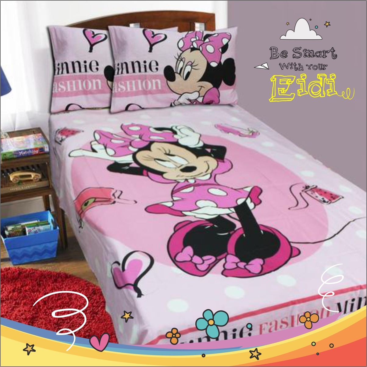 Cartoon character bed sheet Clearance
