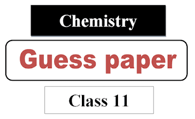 1st year chemistry guess paper 2023 pdf download