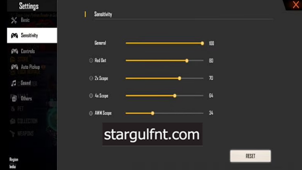 إعدادات حساسية Free Fire الهيد شوت