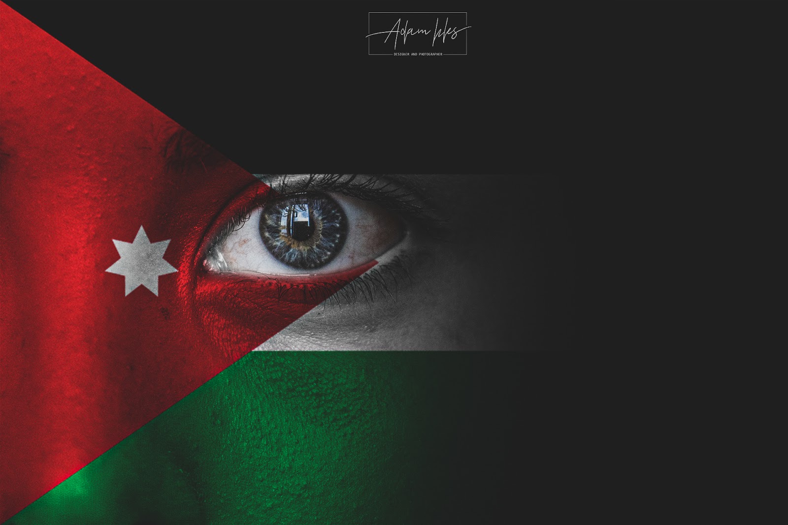 Photo of the flag of Jordan