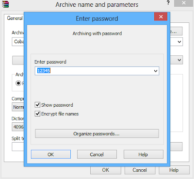Cara Memberi Password Pada File RAR