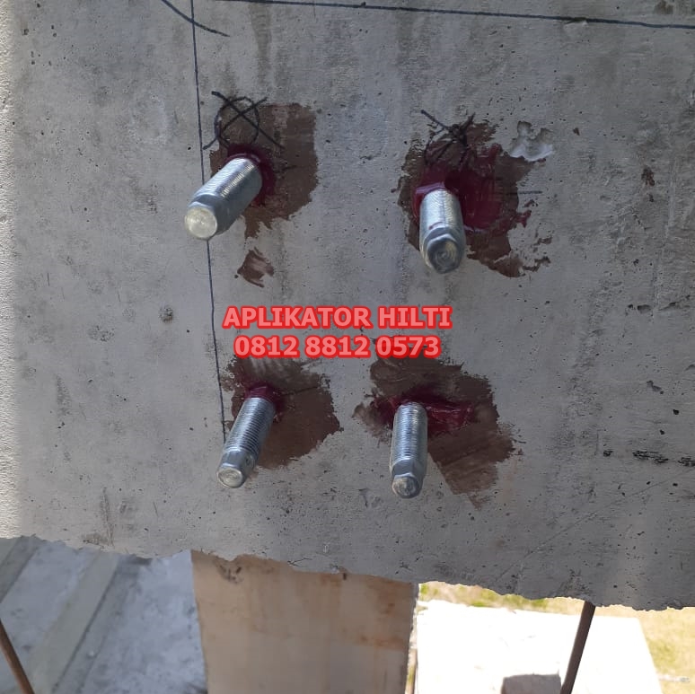 Aplikator Chemical Anchor Hilti Jasa Pasang Anchor M16 Menggunakan Chemical Hilti