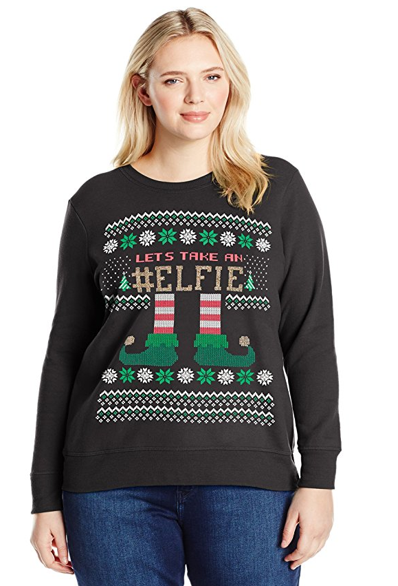 7 Plus Size Ugly Holiday Sweaters that are actually really cute