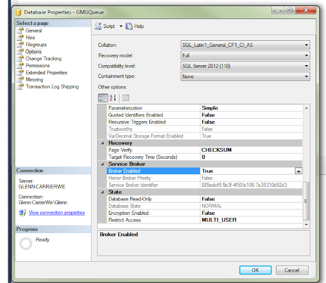 Problem and Solution Log: Setting up Queuing on SQL Server with Service ...