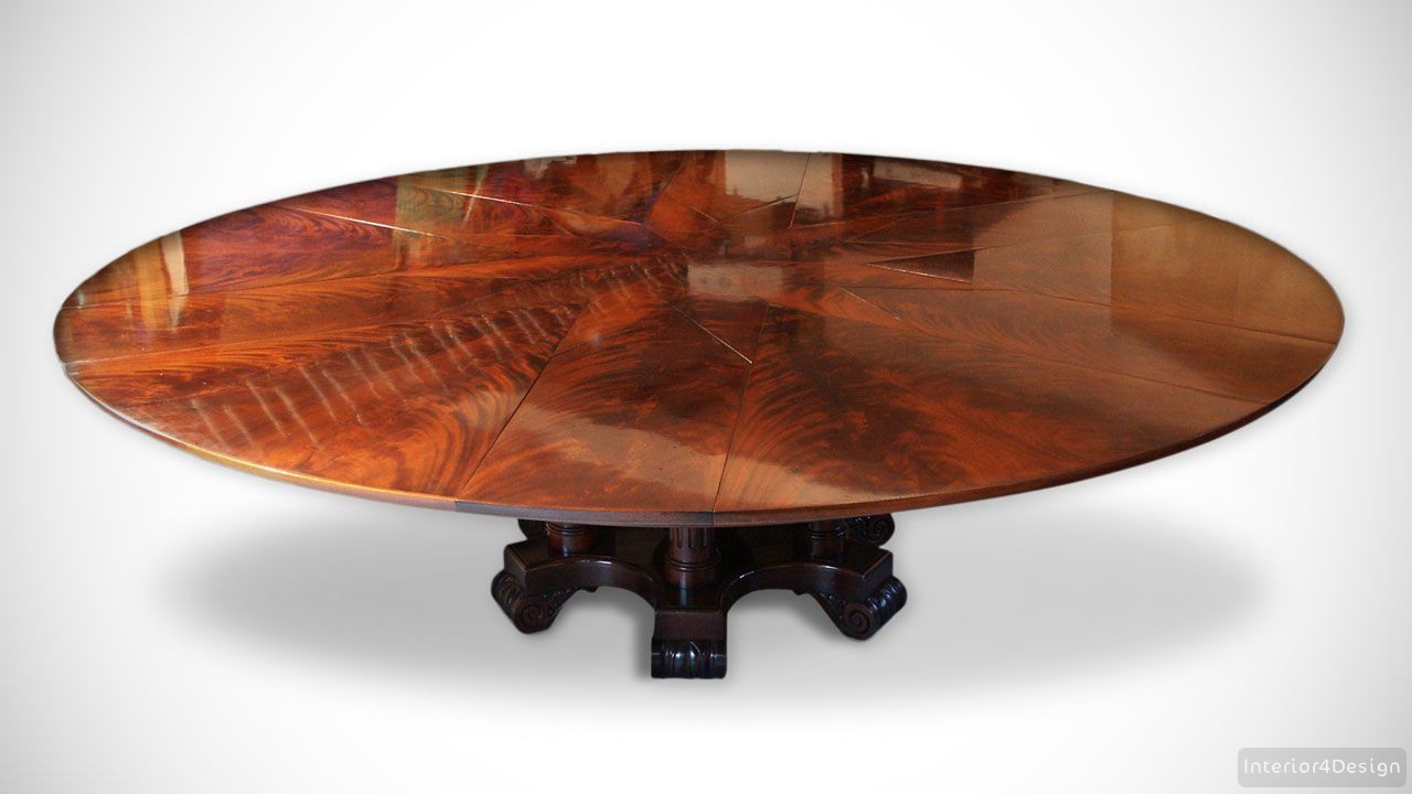 Expandable Round Dining Table "The Fletcher Capstan Table"