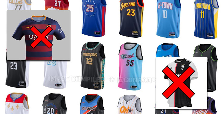 Why Soccer Teams Should Think About Copying The Idea Of Nike S Nba City Jerseys All 30 Nba 2020 21 City Edition Jerseys Released Footy Headlines
