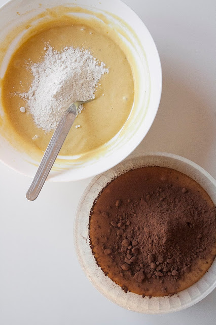 Plumcake marmorizzato al cacao, la ricetta senza burro step 5