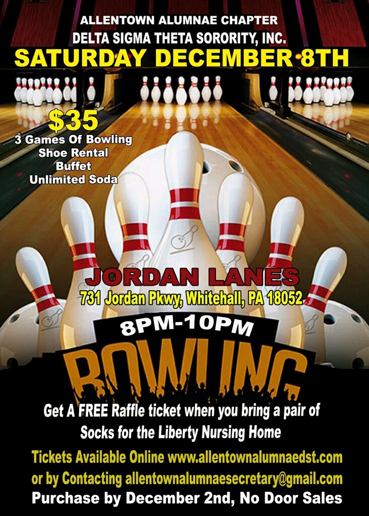 Lehigh Valley Black News Network Allentown Delta's Bowling Night