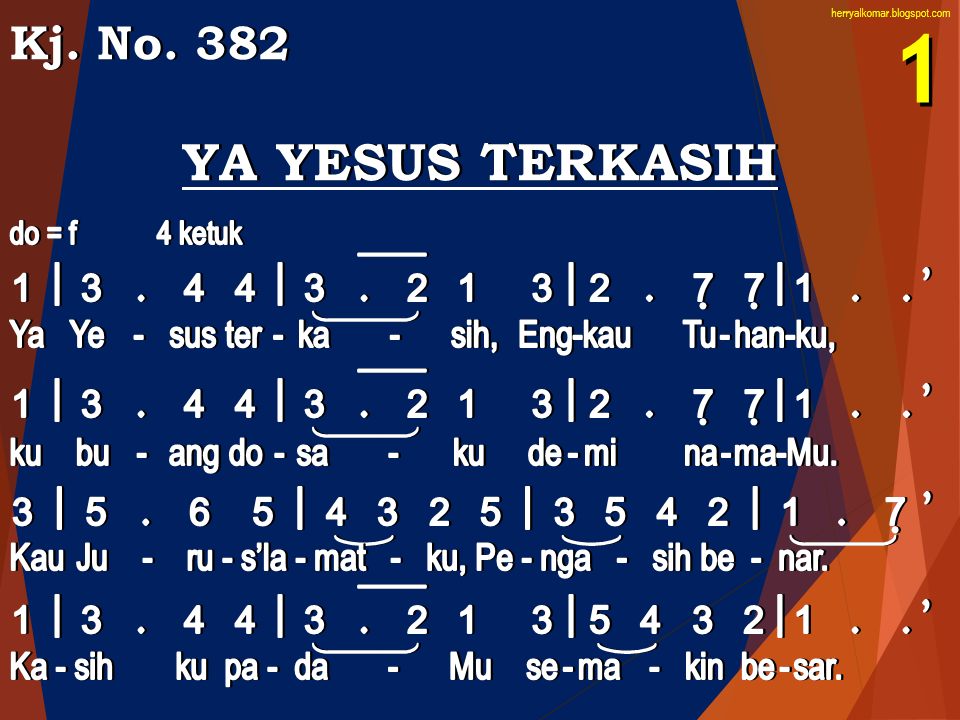 TouRoeroekan: Kidung Jemaat No. 382