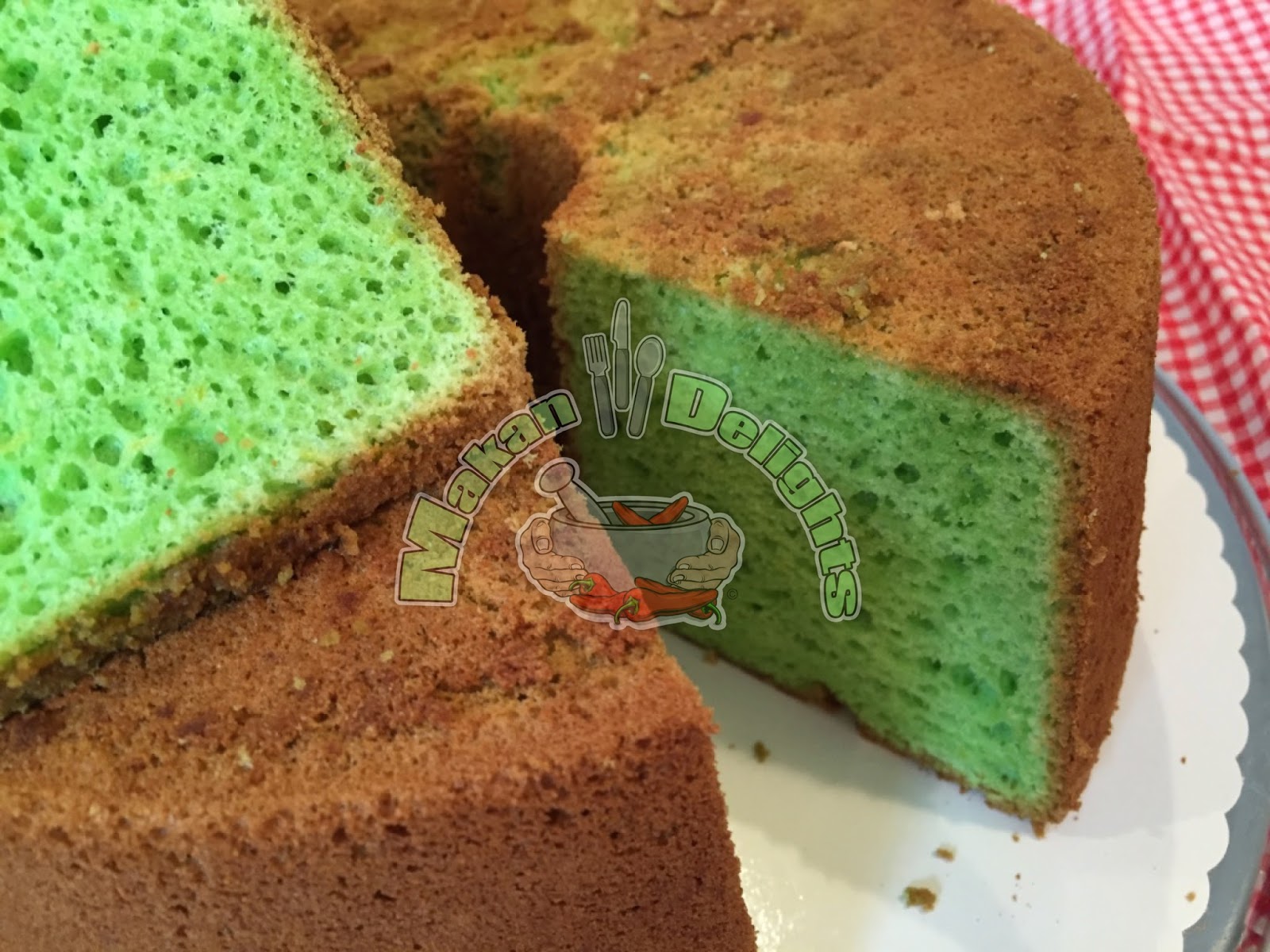 Makan Delights Pandan Chiffon Cake