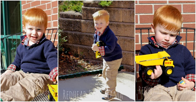 Holiday sweaters and outfits from OshKosh B'gosh - Redhead Baby Mama