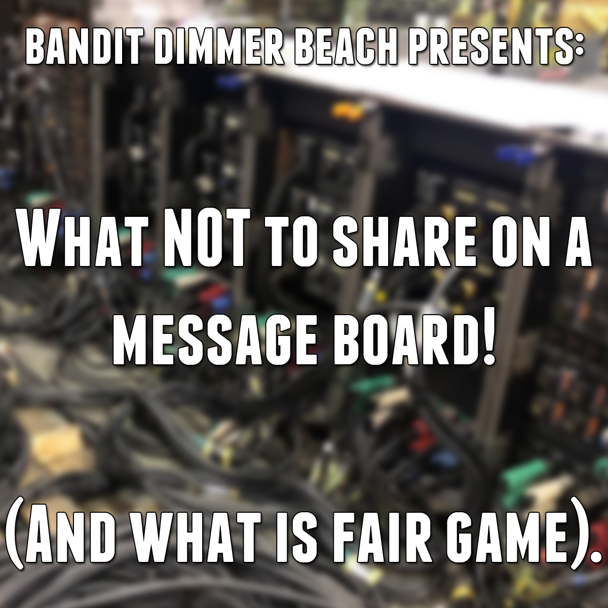 Dimmer Beach Basic Info Every Stagehand Should Know