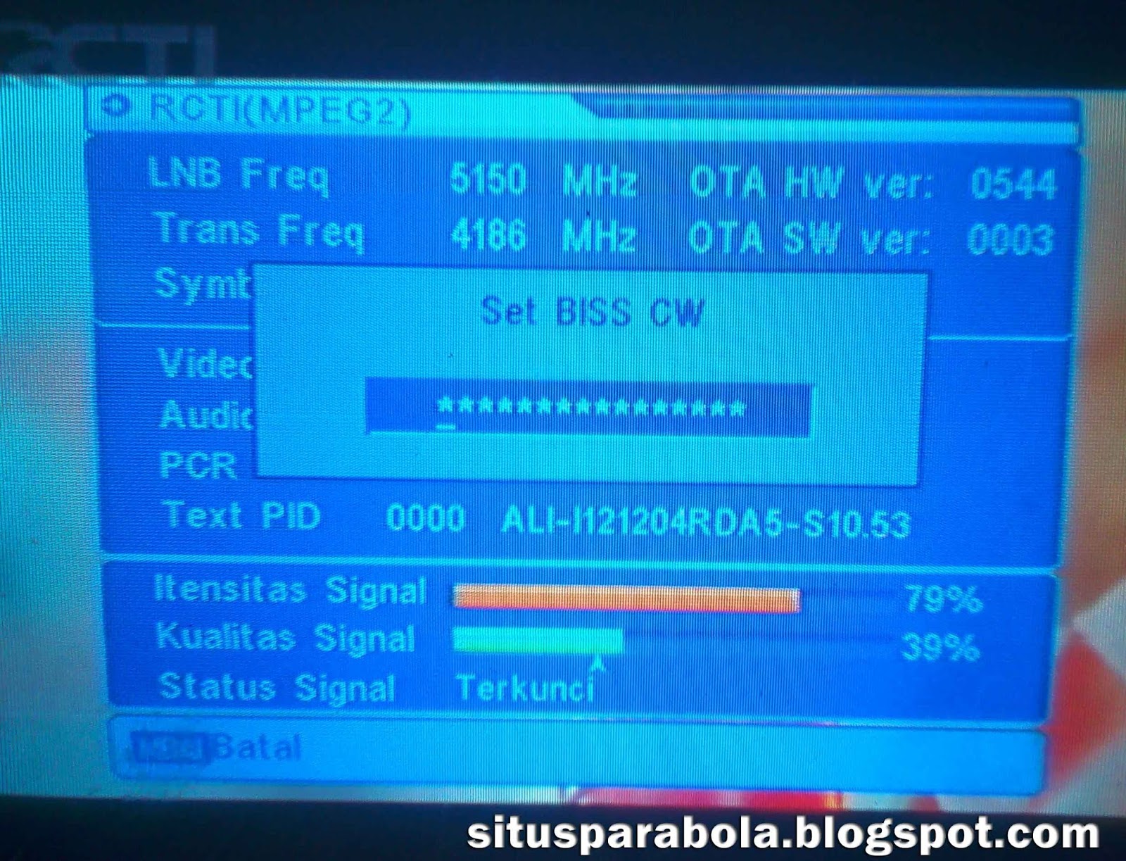 Cara Mudah Memasukkan Kode Biss Key Ke Berbagai Jenis Receiver Digital Parabola