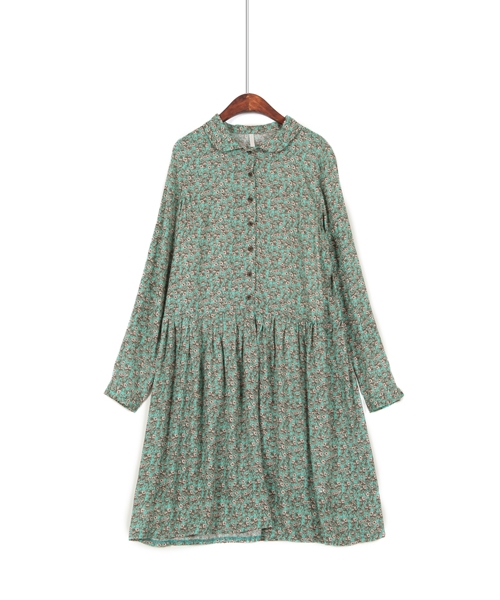 [Sultang] Long Sleeved Floral Dress | KSTYLICK - Latest Korean Fashion ...