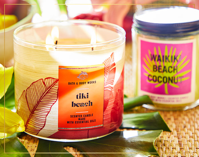 Life Inside the Page Bath & Body Works New Tropical Candles Online Today