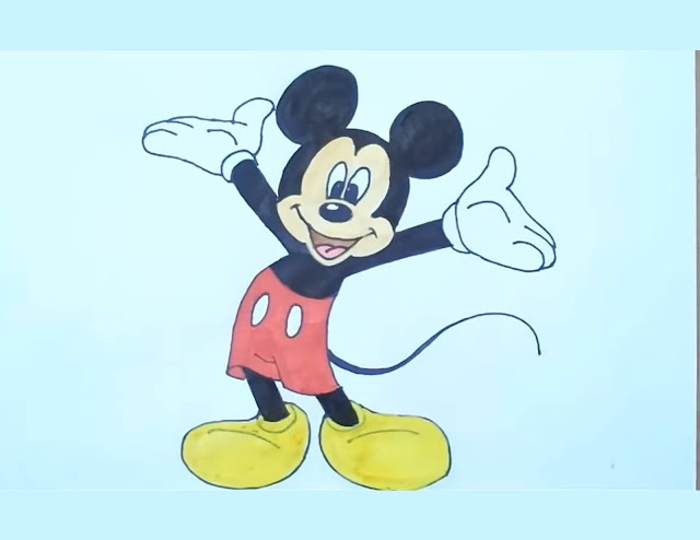 Mickey Mouse Minnie Mouse Drawing mickey mouse love heroes hand png   PNGWing
