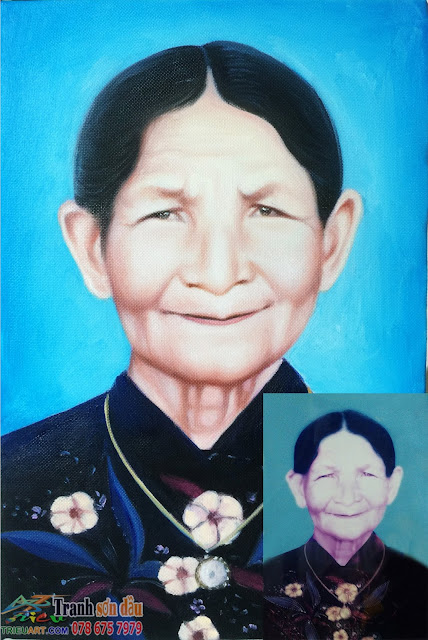 vẽ chân dung người khuất