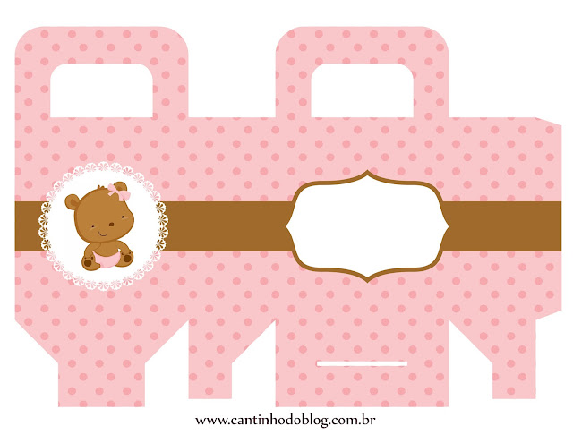 Teddy Bear in Polka Dots: Free Printable Mini Kit.