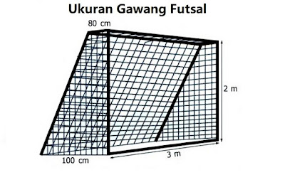 Berapakah tinggi gawang sepak bola...