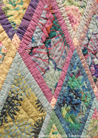 Leafy Diamonds Quilt - Kaffe Fassett - Quilts in an English Village - Pg 112