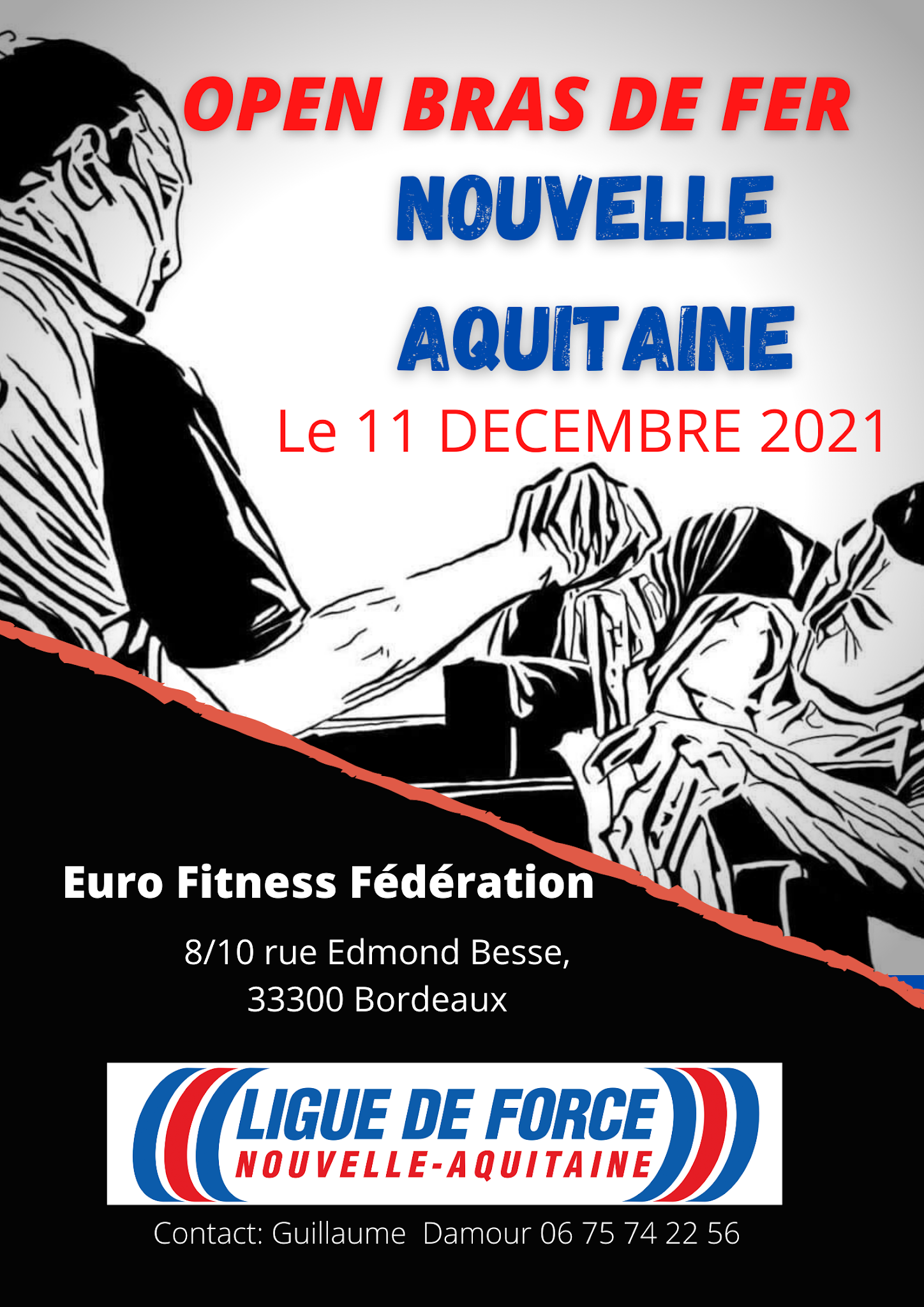 Ligue de Force Nouvelle Aquitaine. Bras de fer / Infos sur la