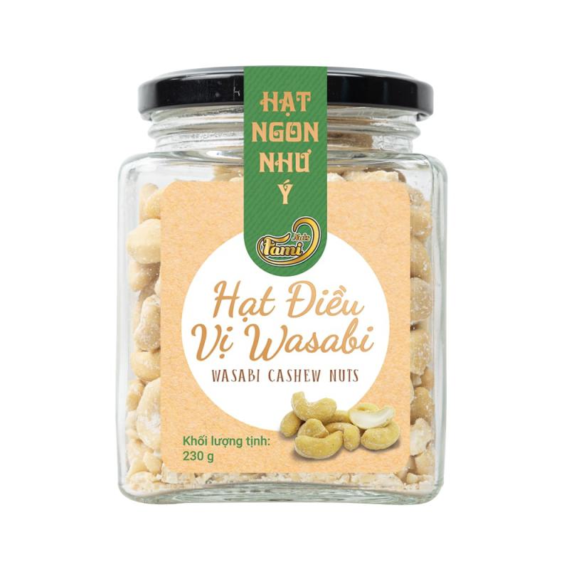 Hạt Điều Wasabi Faminuts Hũ Thủy Tinh 230g