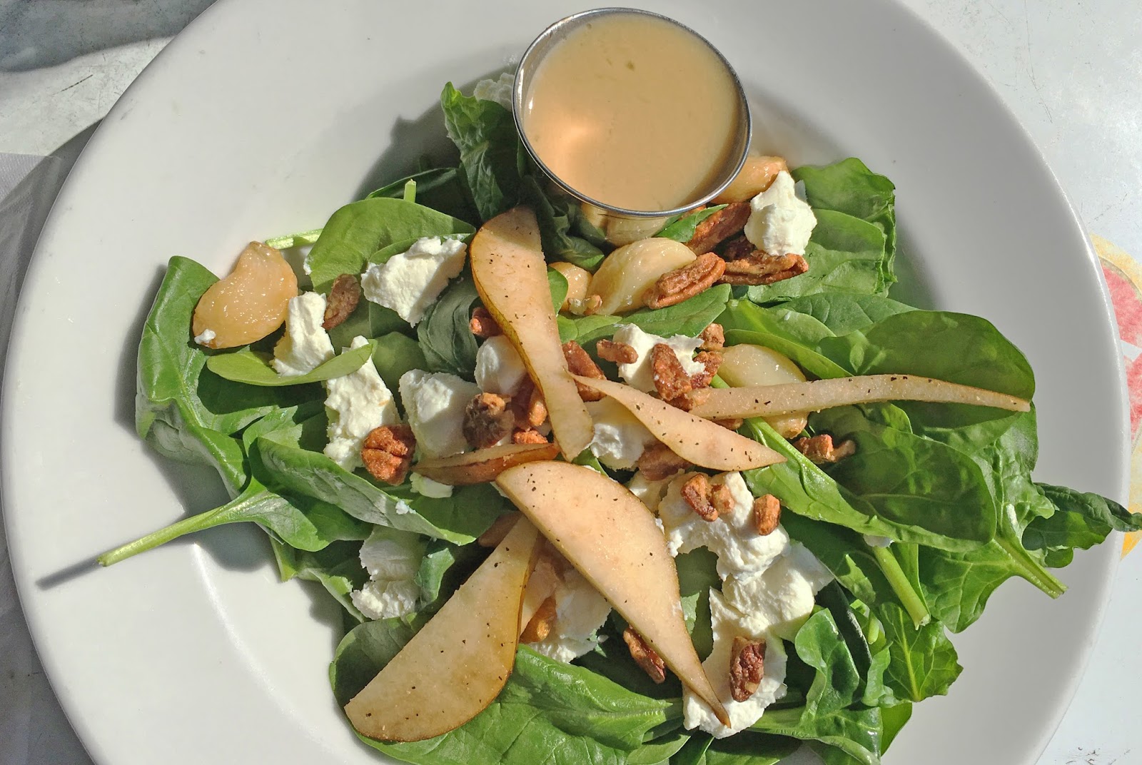 goat cheese salad at Dry Creek Cafe, a restaurant/bar in Houston, Texas