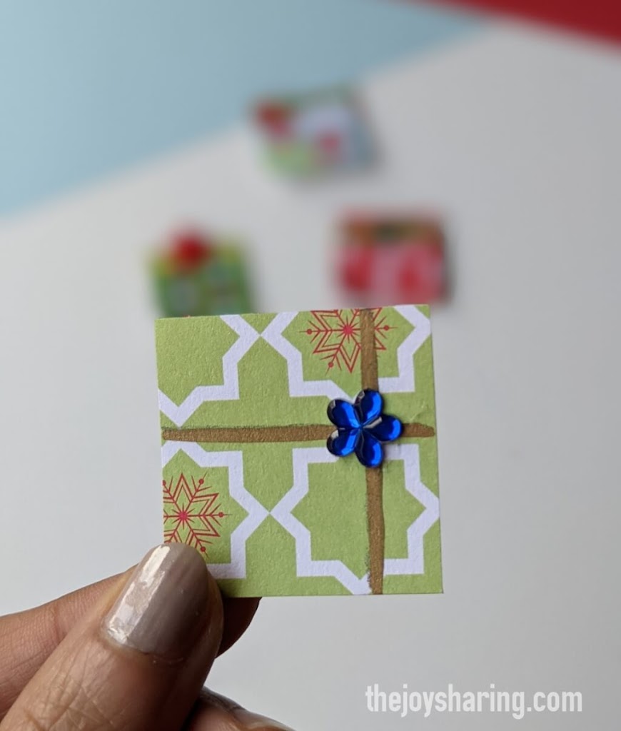 Gift Box Christmas Card The Joy of Sharing