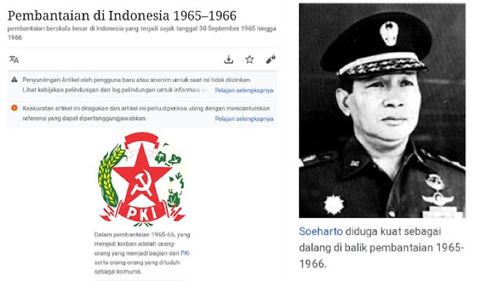 PKI Sebagai Korban dalam Wikipedia, Peneliti: Itu Sesat dan Pembodohan