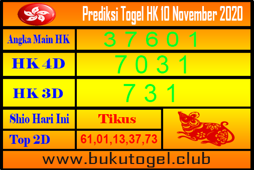 Prediksi Togel Hk 10 November 2020