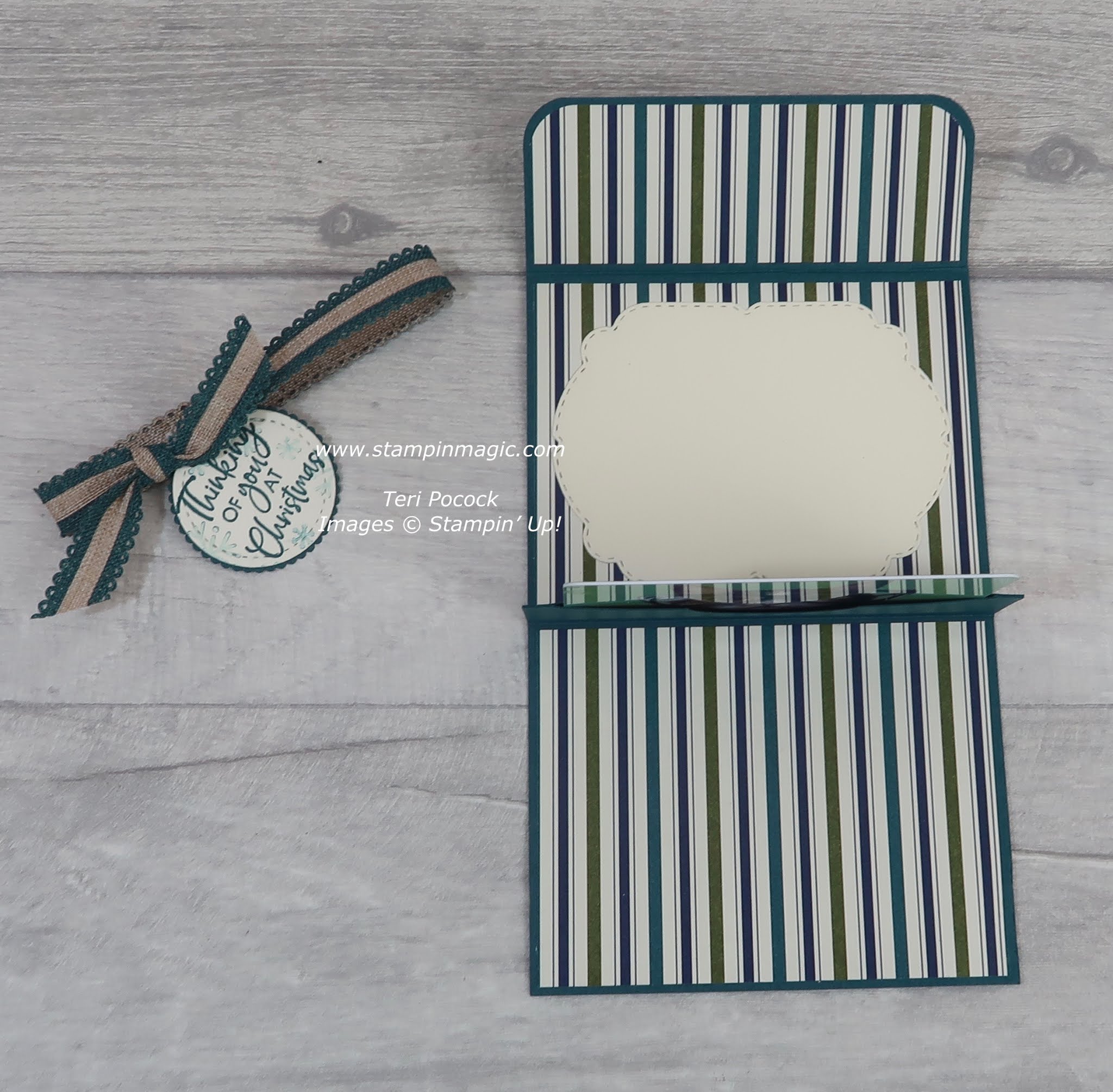 Stampin' Up! UK Demonstrator Teri Pocock Itty Bitty Christmas Pop