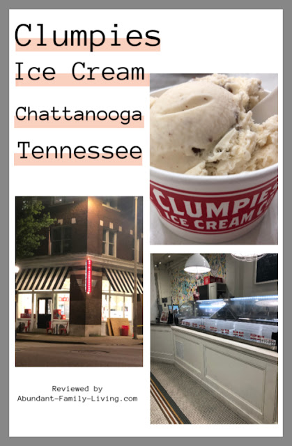 Clumpies Icecream Shop in Chattanooga, Tennessee