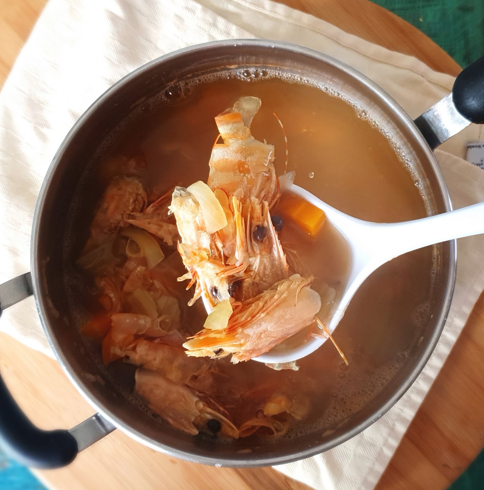 Easy Prawn Head & Shell Stock