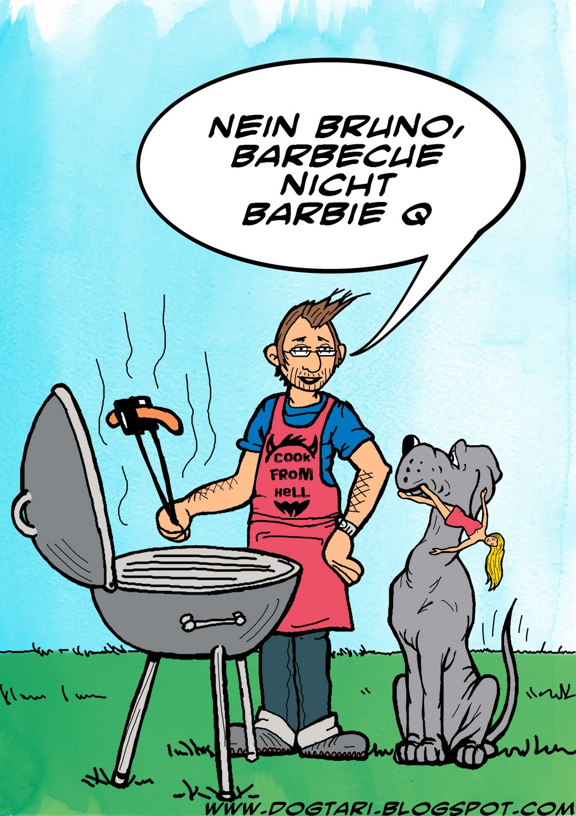 Dogtaris Cartoons Dogtaris Barbecue