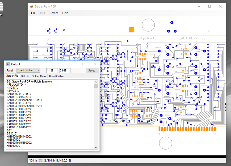 Inaptly Crafted PDF to Gerber Converter