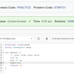 CodeChef Beginners Solutions