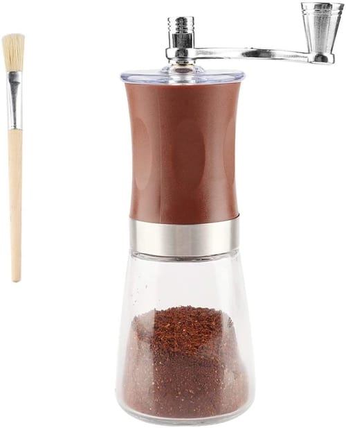 WY-YAN HZR Manual Coffee Grinder with Soft Brush