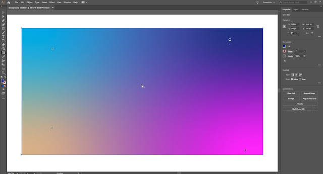 Freeform Gradient in Adobe Illustrator 2019