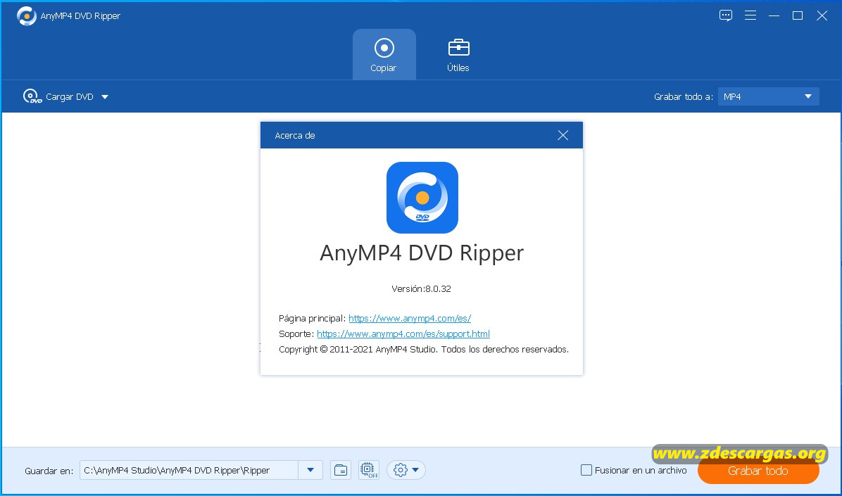 AnyMP4 DVD Ripper Full Español