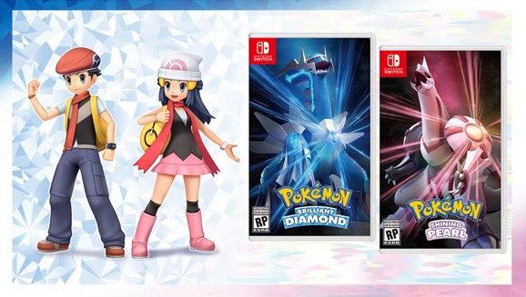 ◓ Pokémon Brilliant Diamond & Pokémon Shining Pearl serão os próximos jogos  da franquia para Nintendo Switch!