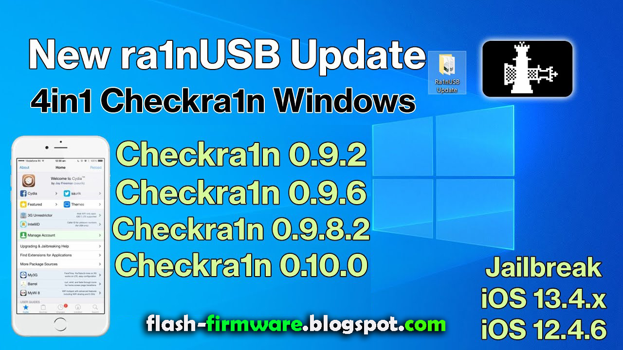 Upgraded Ra1nUSB Checkra1n 0.10.1 0.9.8.2 0.9.6 0.9.2 Download Free