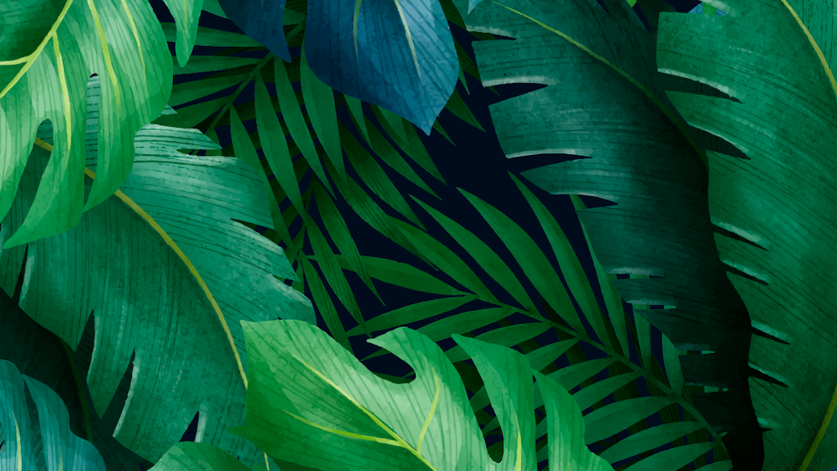 Tropical Leaves Wallpaper - Lovecoco