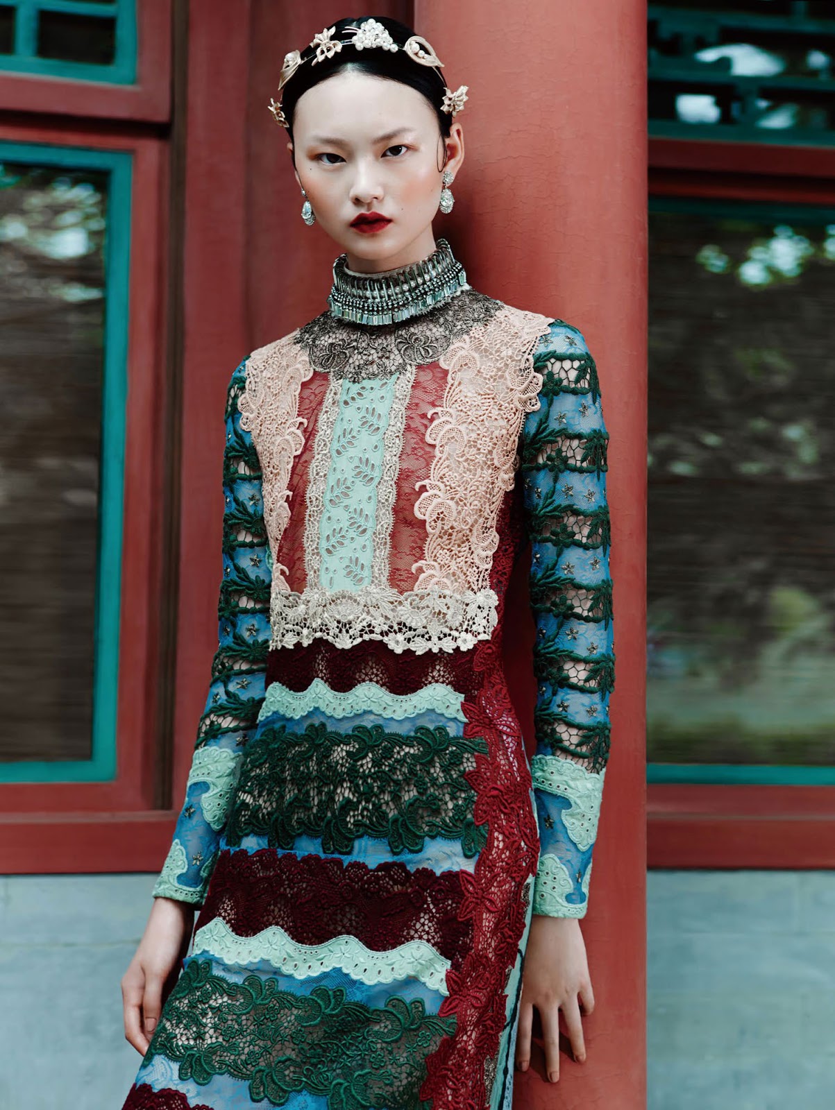 He Cong in Vogue China October 2015 by Zack Zhang