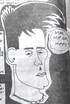 A cartoon of Morrissey from Kindred Spirit issue four