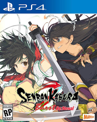 Senran Kagura Burst Re Newal Game Cover Ps4