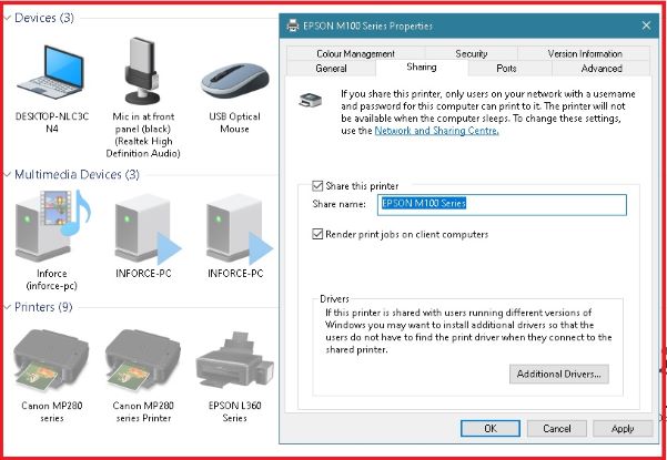 Langkah-Langkah Sharing Printer Pada Windows 7