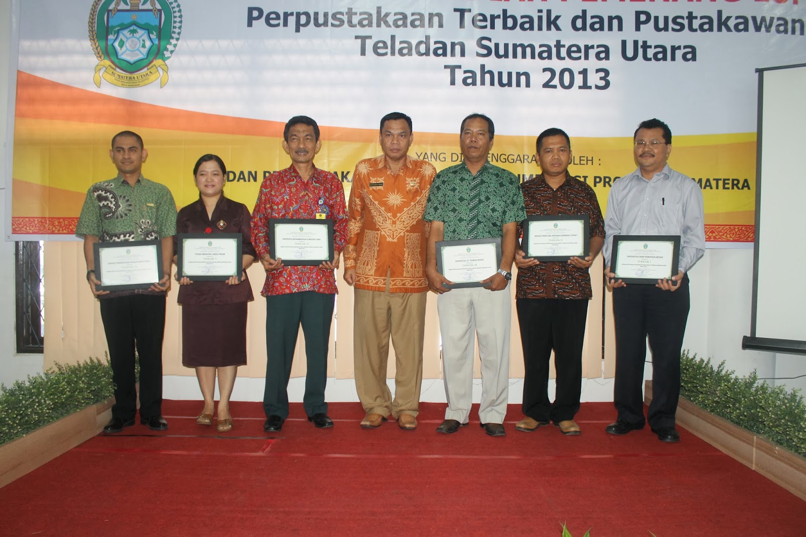  Penghargaan Perpustakaan Terbaik Sumatera Utara 