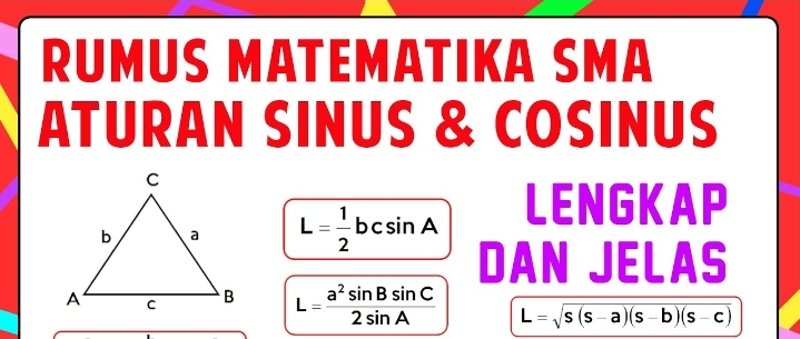 Download Materi Aturan Sinus dan Cosinus Trigonometri