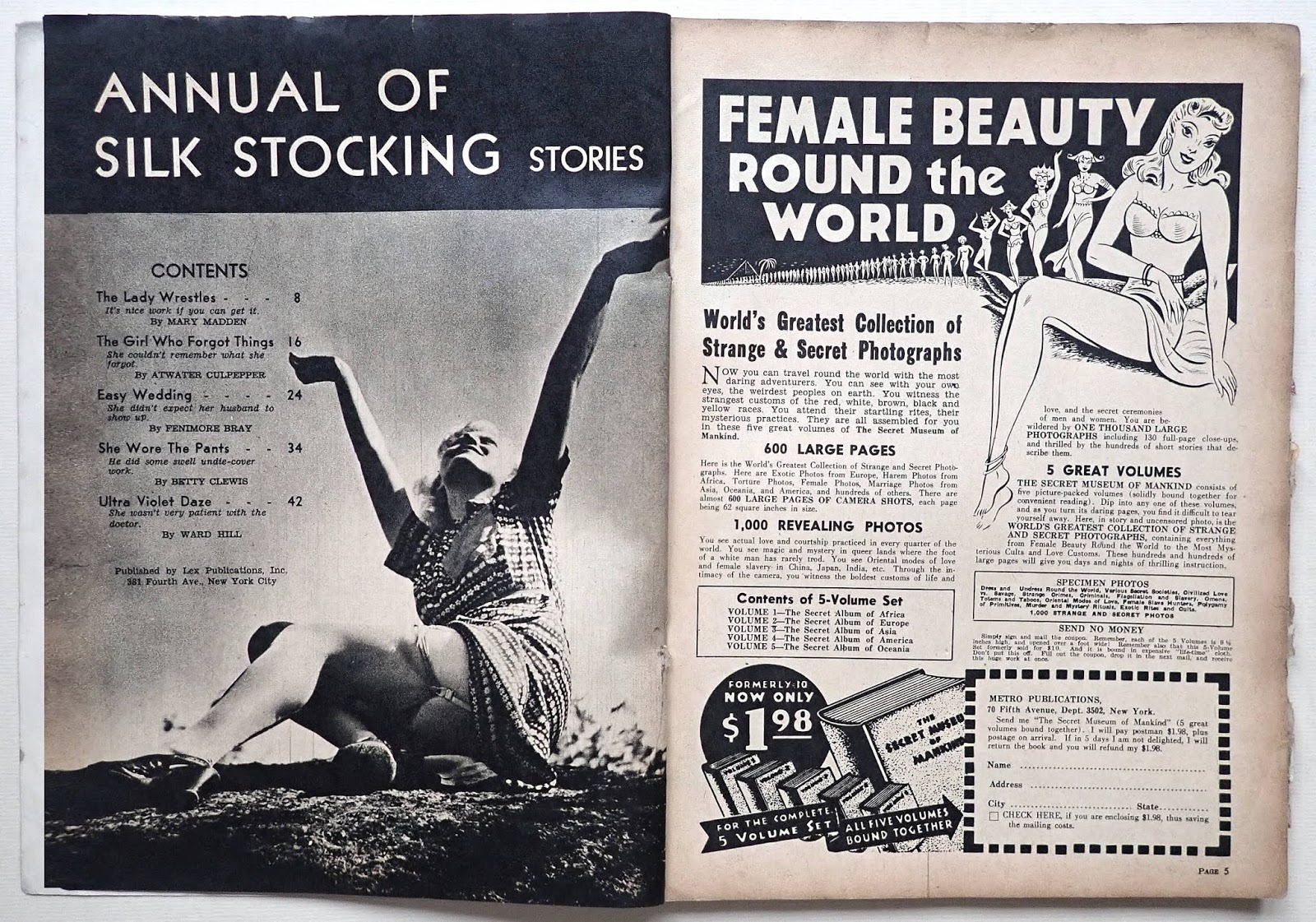 Past Print Silk stocking stories Summer annual 1939