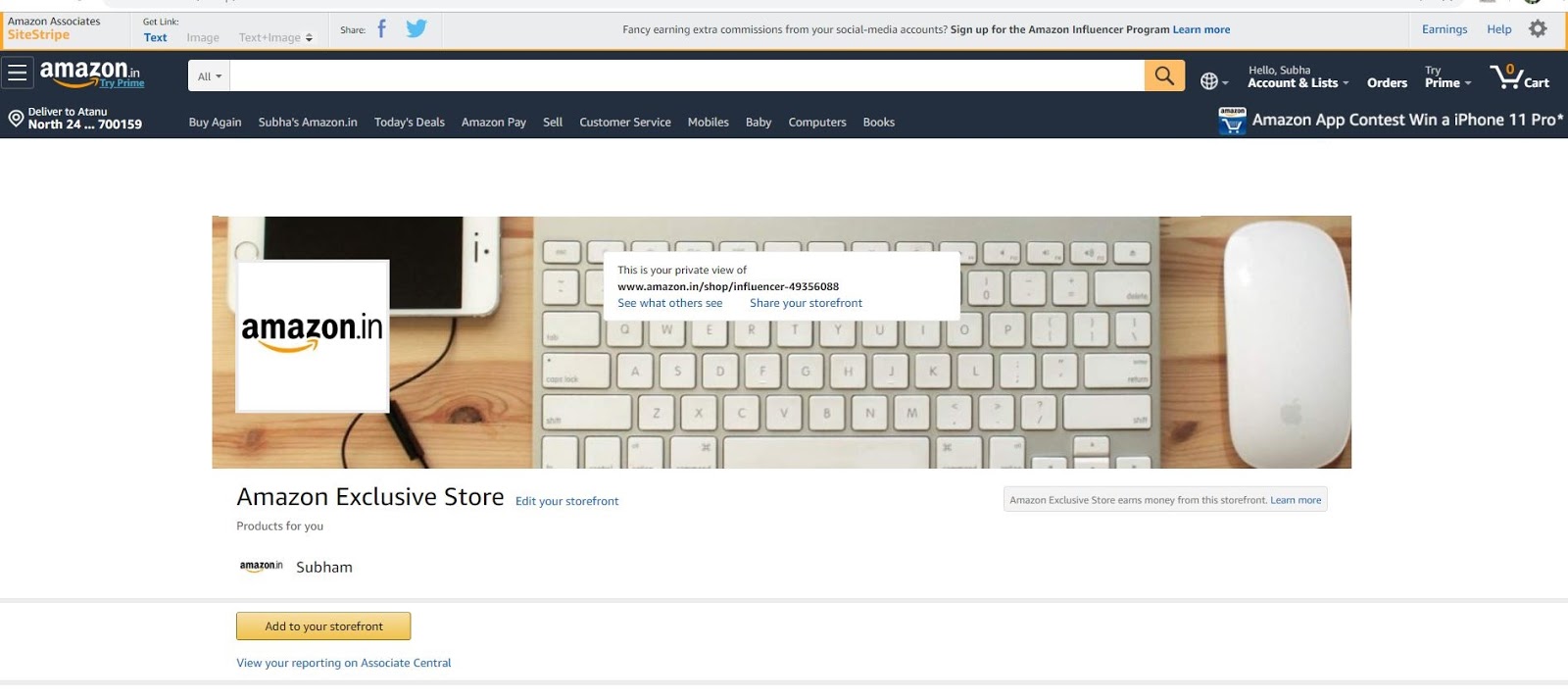 How to create Amazon Influencer Account